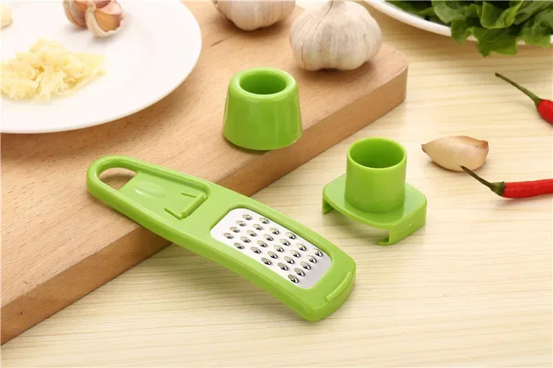 1pc Multi-functional Garlic Crusher. Grinder Manual Ginger Garlic Cutter. Garlic Peeler Press.