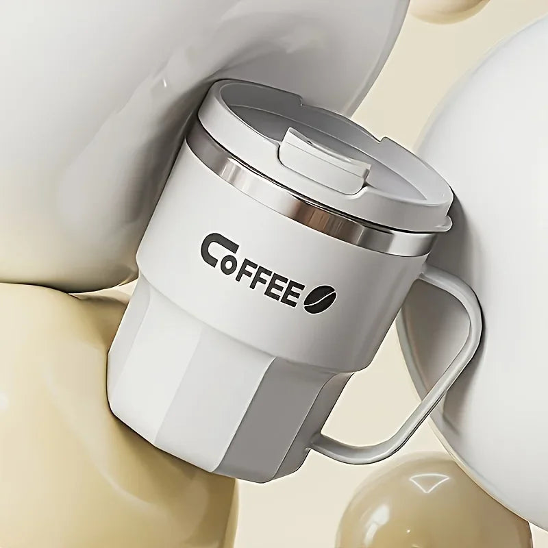 1pc 400ml 304 Stainless Steel Coffee Mug.