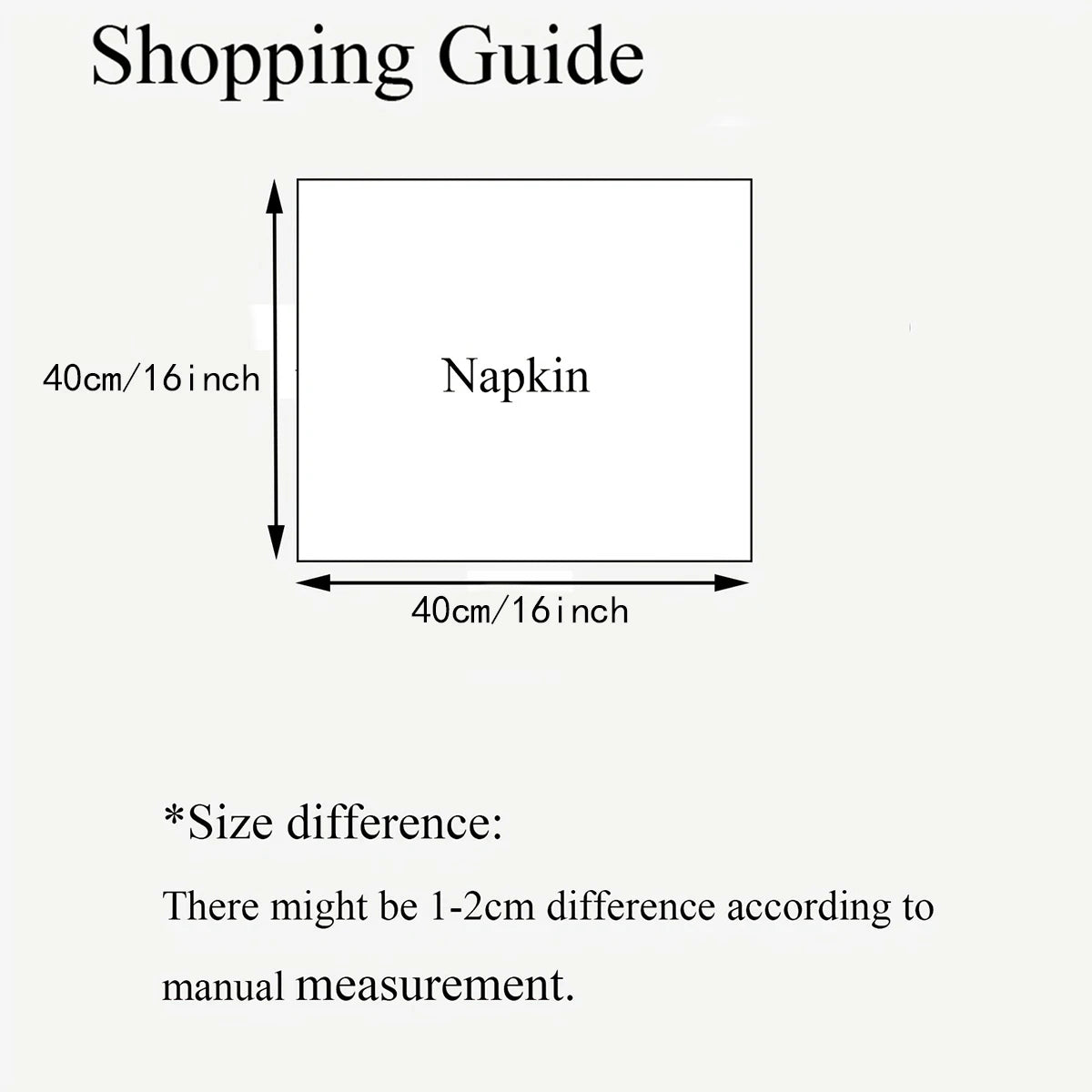 Set Of 6 40x40cm -15.75inx15.75in Table Cloth Napkins. Durable Polyester. Thicken Placemat Reusable for Kitchen Dining  Wedding Decoration.