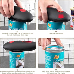 One Touch Automatic Electric Can Opener, Jar Opener And Bottle Opener Kit.