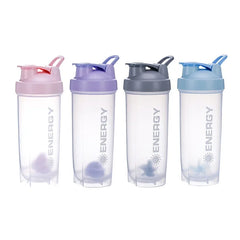 16.9oz - 500ml Portable Shaker Bottle with Stirring Ball. Perfect for Protein Shakes and Pre-workout.