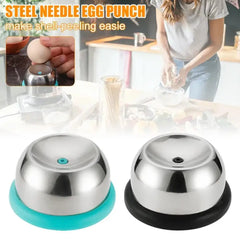 Egg Piercer for Raw Eggs Stainless Steel Needle Egg Punch, Egg Hole Puncher For Easy Peeling Boiled Egg.