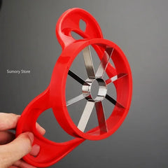 Stainless Steel Ultra-Sharp Apple Cutter Kitchen Assist Apple Slicer Fruit Divider Tools Comfort Handle Large Apple Corer Gadget.